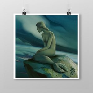 Large "Den Lille Havfrue" Print