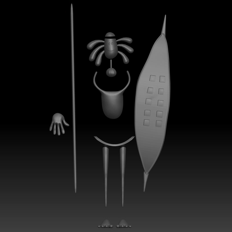 Zulu zbrush
